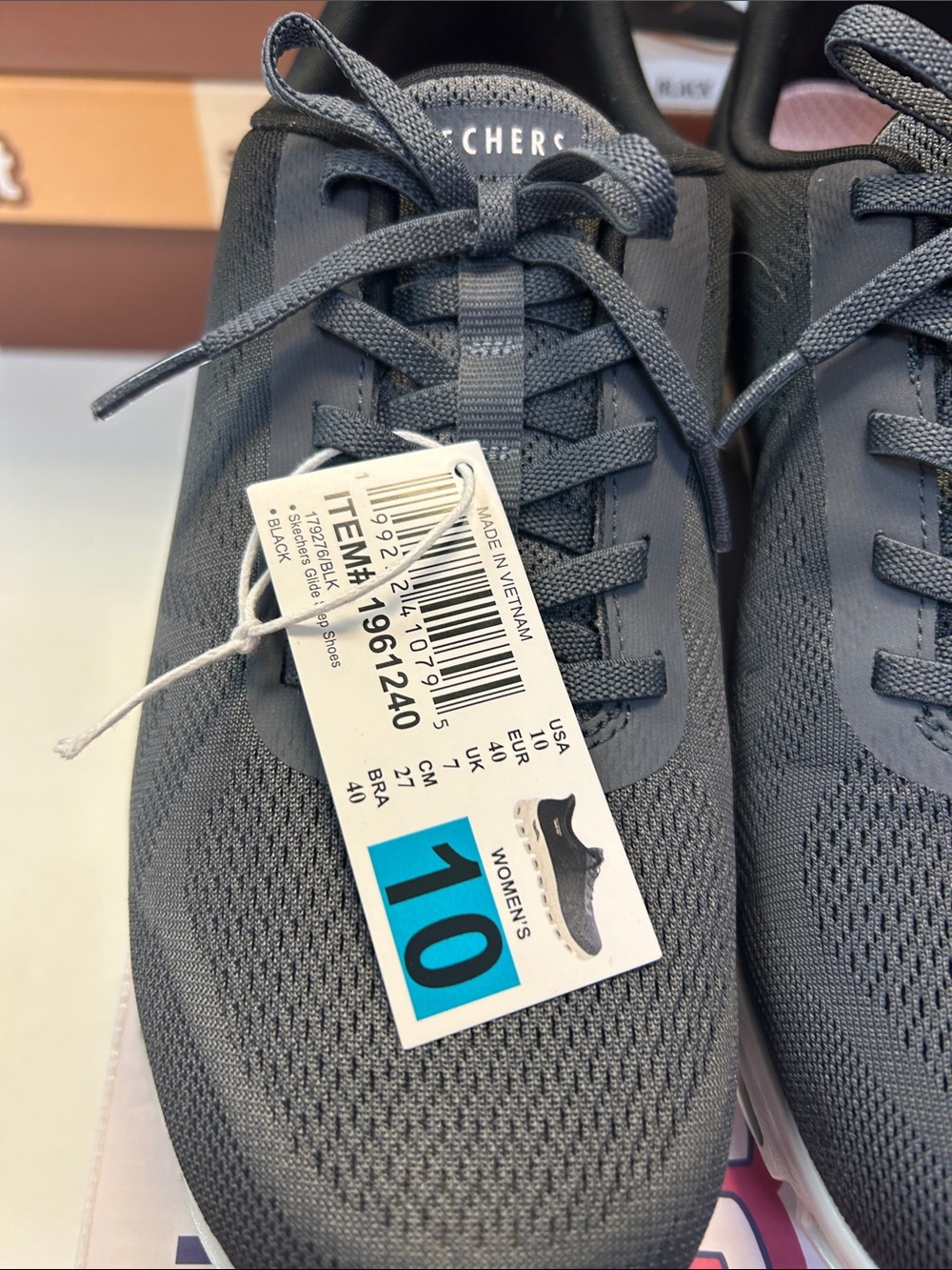 Skechers Swift Fit Women’s Size 10 Black Athletic Lace-Up Sneakers 0475 - Picture 4 of 6